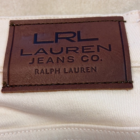 LRL Ivory Jeans Classic Straight Leg Five Pocket - Picture 5 of 8